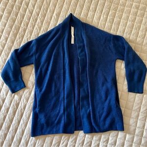 lululemon Merino Wool-Blend Ribbed Long Wrap Sweater